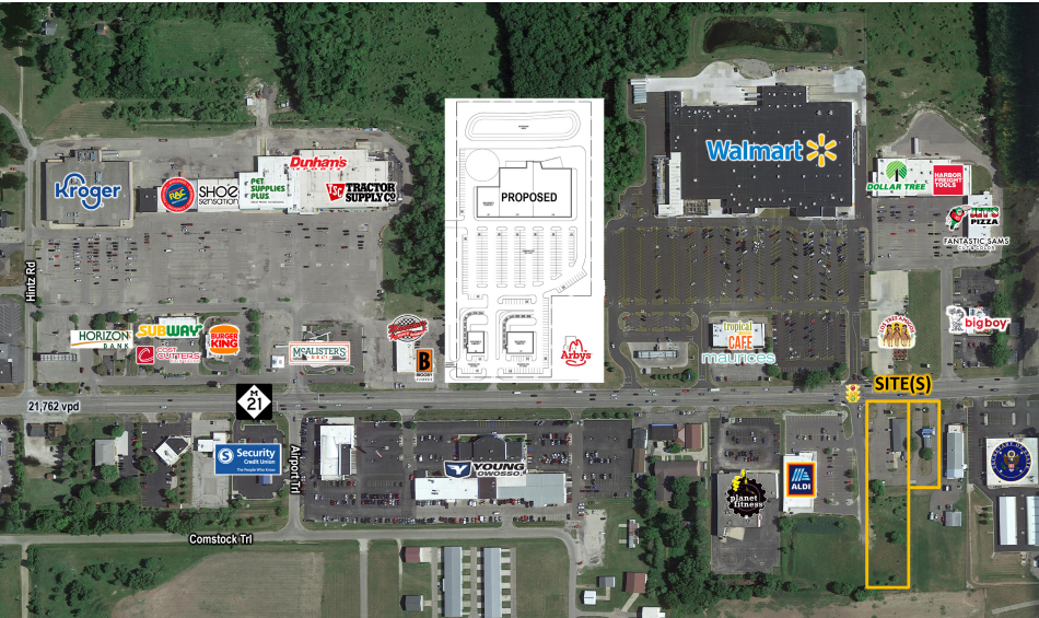 1660 E Main St, Owosso, MI for lease - Site Plan - Image 1 of 1