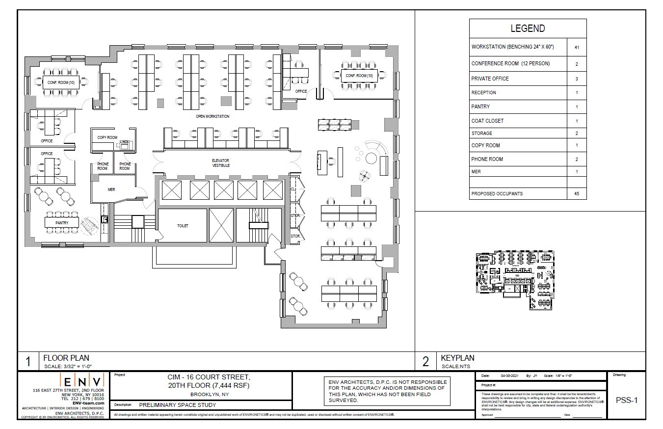 16 Court St, Brooklyn, NY for lease Floor Plan- Image 1 of 2