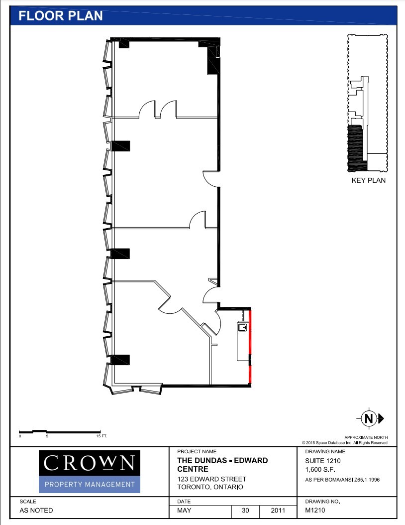 123 Edward St, Toronto, ON for lease Floor Plan- Image 1 of 1