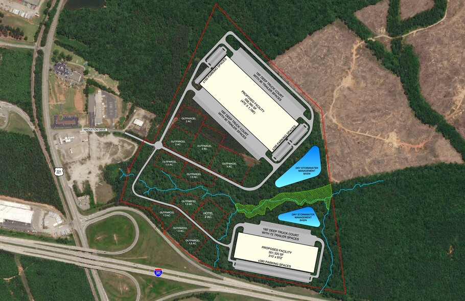 Innovation Drive, Laurens, SC for sale - Site Plan - Image 2 of 3