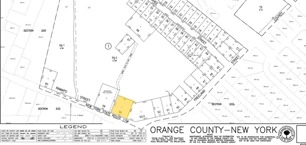 520 NY-17M, Monroe, NY for sale - Plat Map - Image 1 of 1