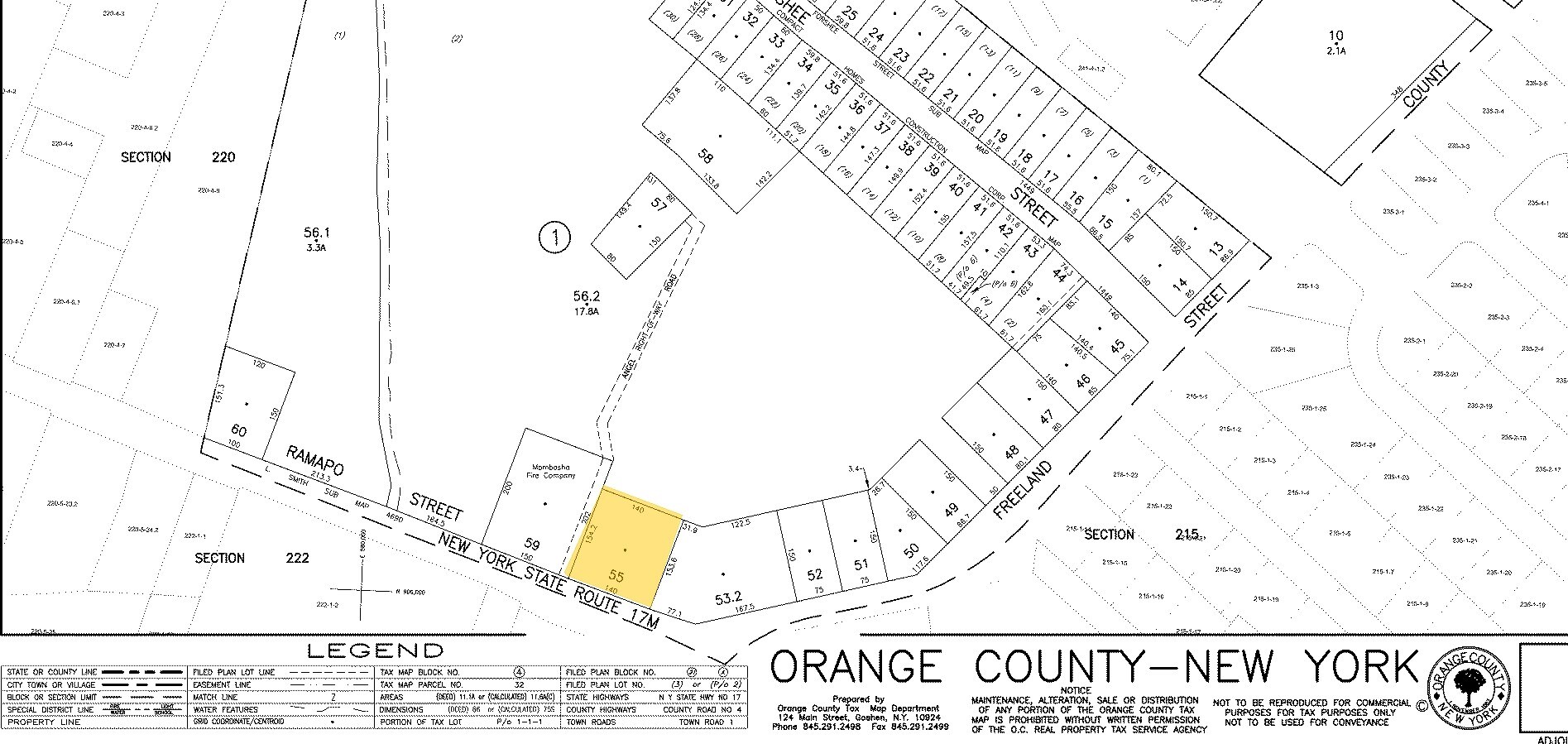 520 NY-17M, Monroe, NY for sale Plat Map- Image 1 of 1