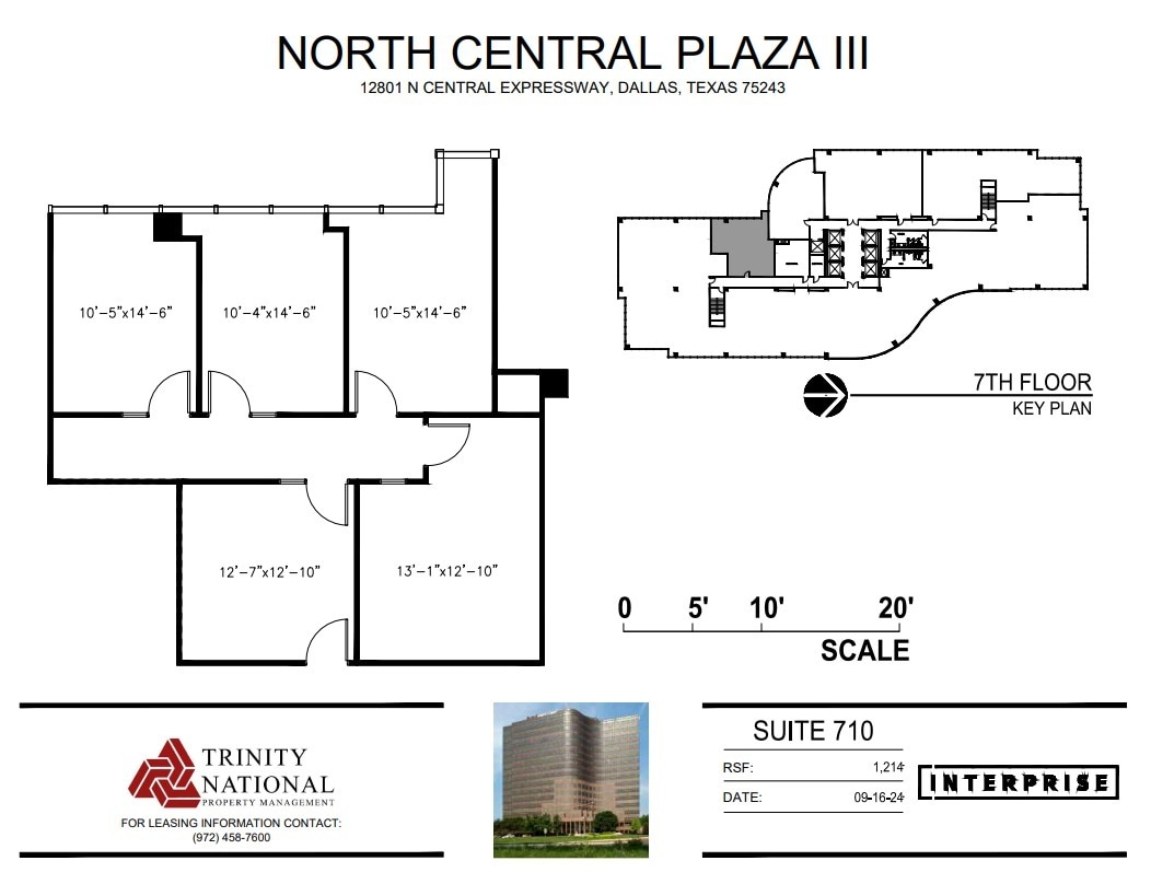 12801 N Central Expy, Dallas, TX for lease Floor Plan- Image 1 of 1