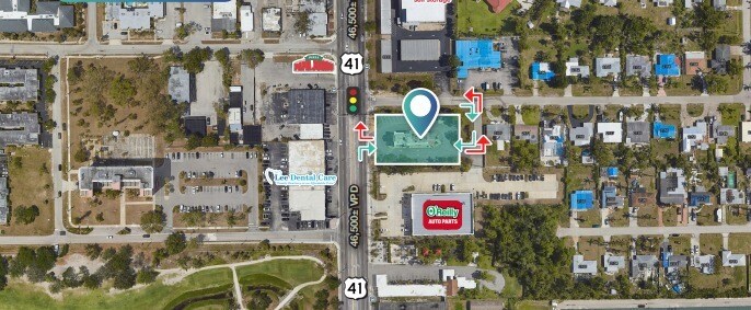 3431 S Cleveland Ave, Fort Myers, FL for lease - Aerial - Image 3 of 4