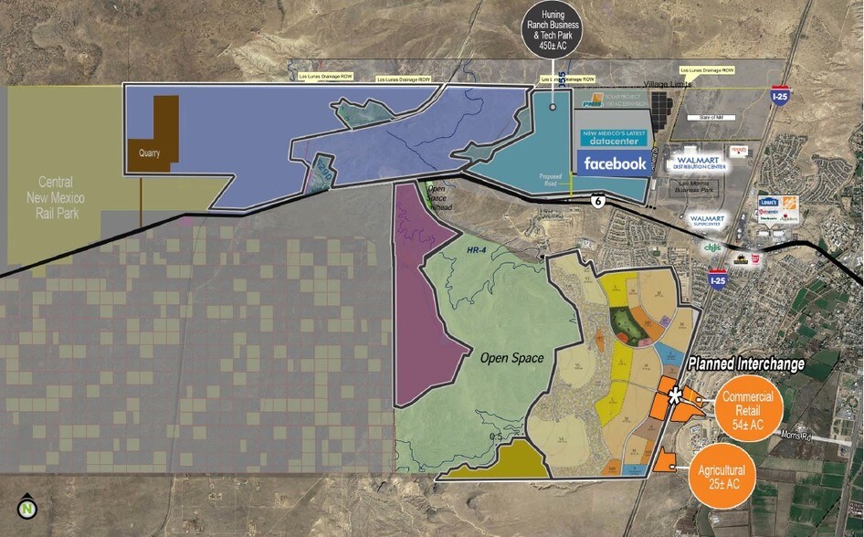 Los Lunas Zoning Map I-25 & Morris Rd, Los Lunas, Nm 87031 | Loopnet