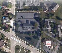 300 E Washington St, Slinger, WI - AERIAL  map view