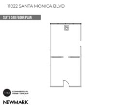 11022 Santa Monica Blvd, Los Angeles, CA for lease Floor Plan- Image 1 of 4
