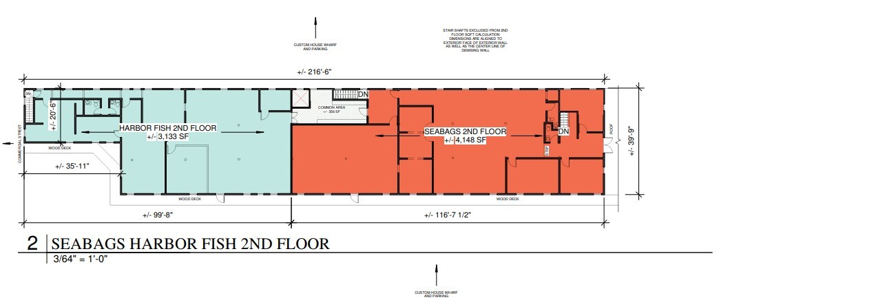 Custom House Wharf Street, Portland, ME for lease Floor Plan- Image 1 of 1