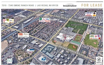 7310 Smoke Ranch Rd, Las Vegas, NV - AERIAL  map view