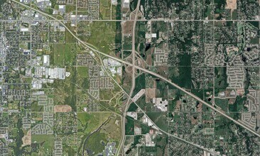 Creek Turnpike & Hwy 51, Broken Arrow, OK - AERIAL  map view