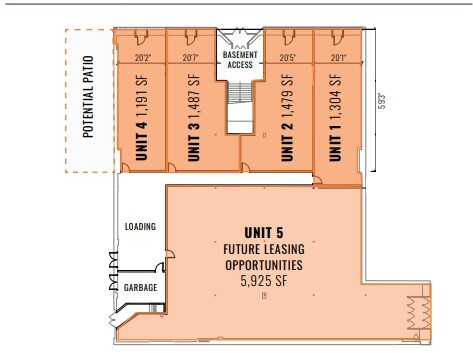 10411 82nd Ave NW, Edmonton, AB for lease Floor Plan- Image 1 of 1