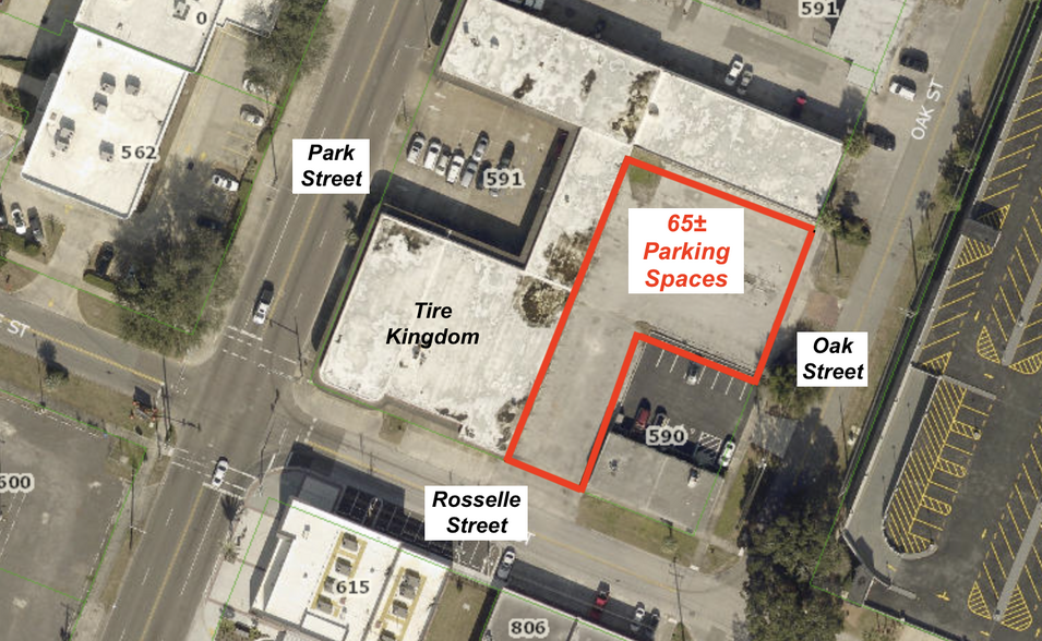 Oak Street, Jacksonville, FL for lease - Aerial - Image 1 of 5