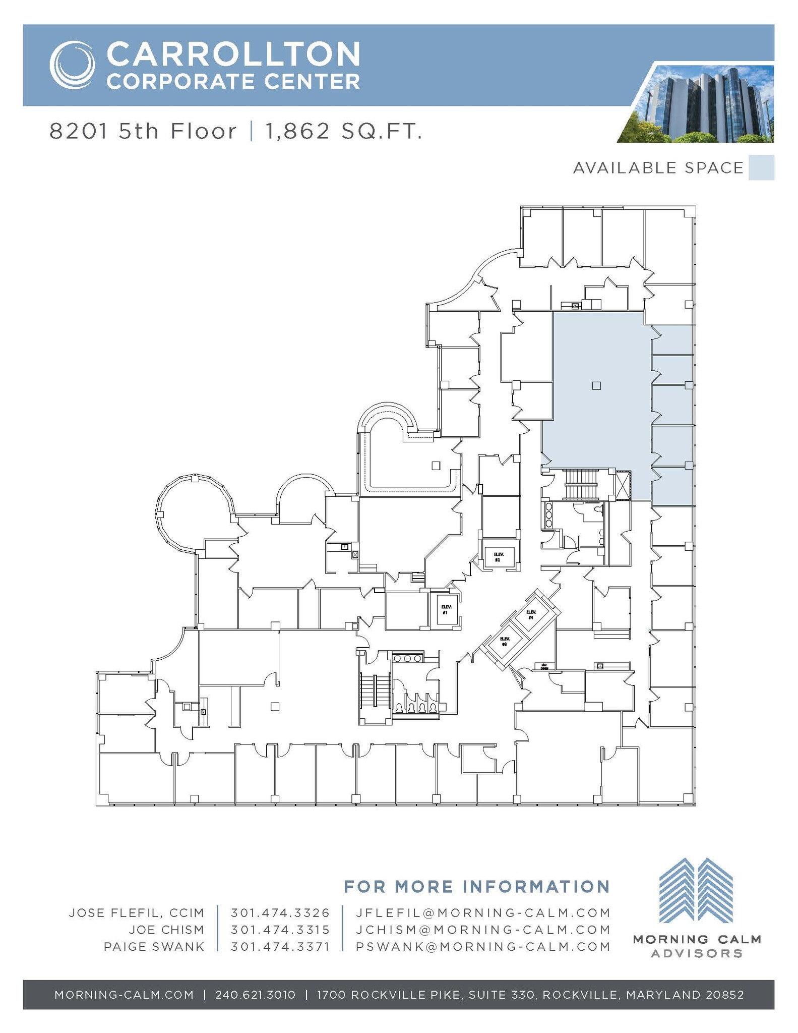 8201 Corporate Dr, Landover, MD for lease Floor Plan- Image 1 of 2