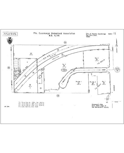 7110 Archibald Ave, Rancho Cucamonga, CA for sale - Plat Map - Image 3 of 10