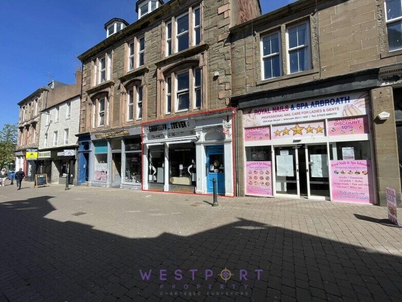 211-213 High St, Arbroath for lease - Building Photo - Image 1 of 2