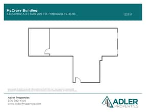425-445 Central Ave, Saint Petersburg, FL for lease Floor Plan- Image 1 of 14