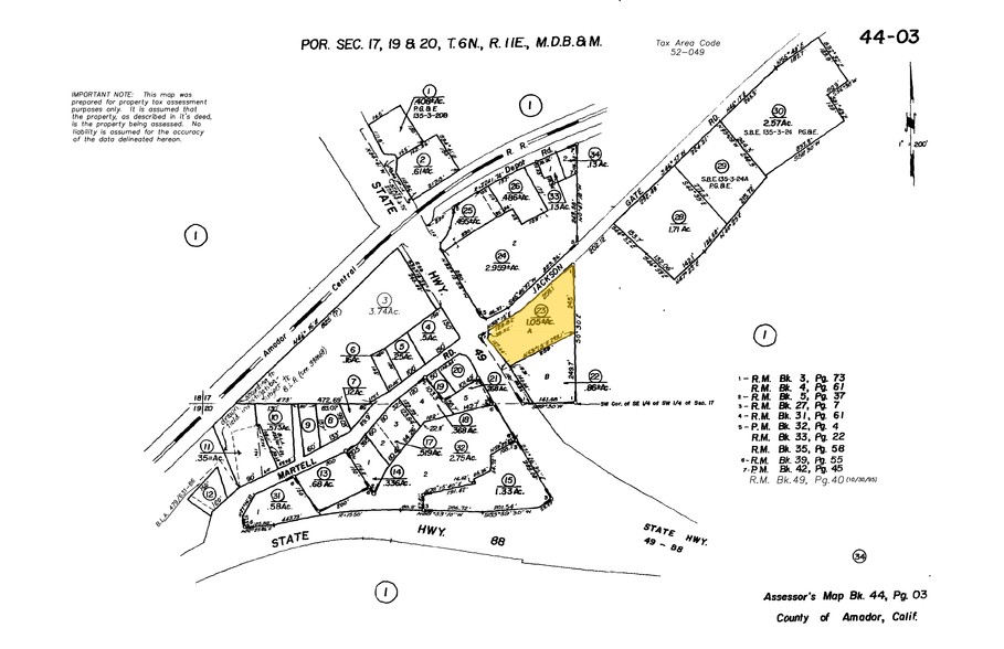 12440 Jackson Gate Rd, Jackson, CA for lease - Plat Map - Image 2 of 2