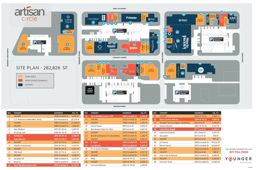 2973 W 7th St, Fort Worth, TX for lease - Site Plan - Image 1 of 12