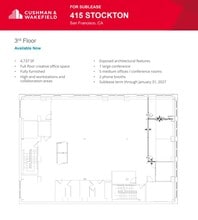 401-415 Stockton St, San Francisco, CA for lease Floor Plan- Image 1 of 1