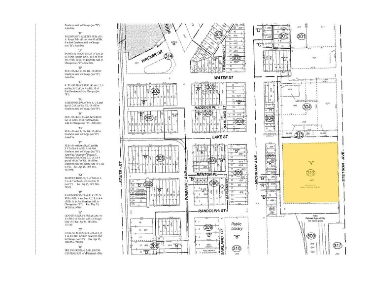 130 E Randolph St, Chicago, IL for lease - Plat Map - Image 2 of 18
