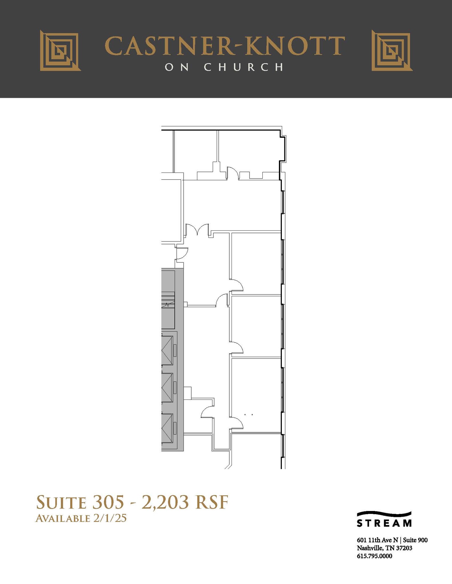 618 Church St, Nashville, TN for lease Floor Plan- Image 1 of 1