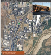 345 E Riverside Dr, Saint George, UT - aerial  map view