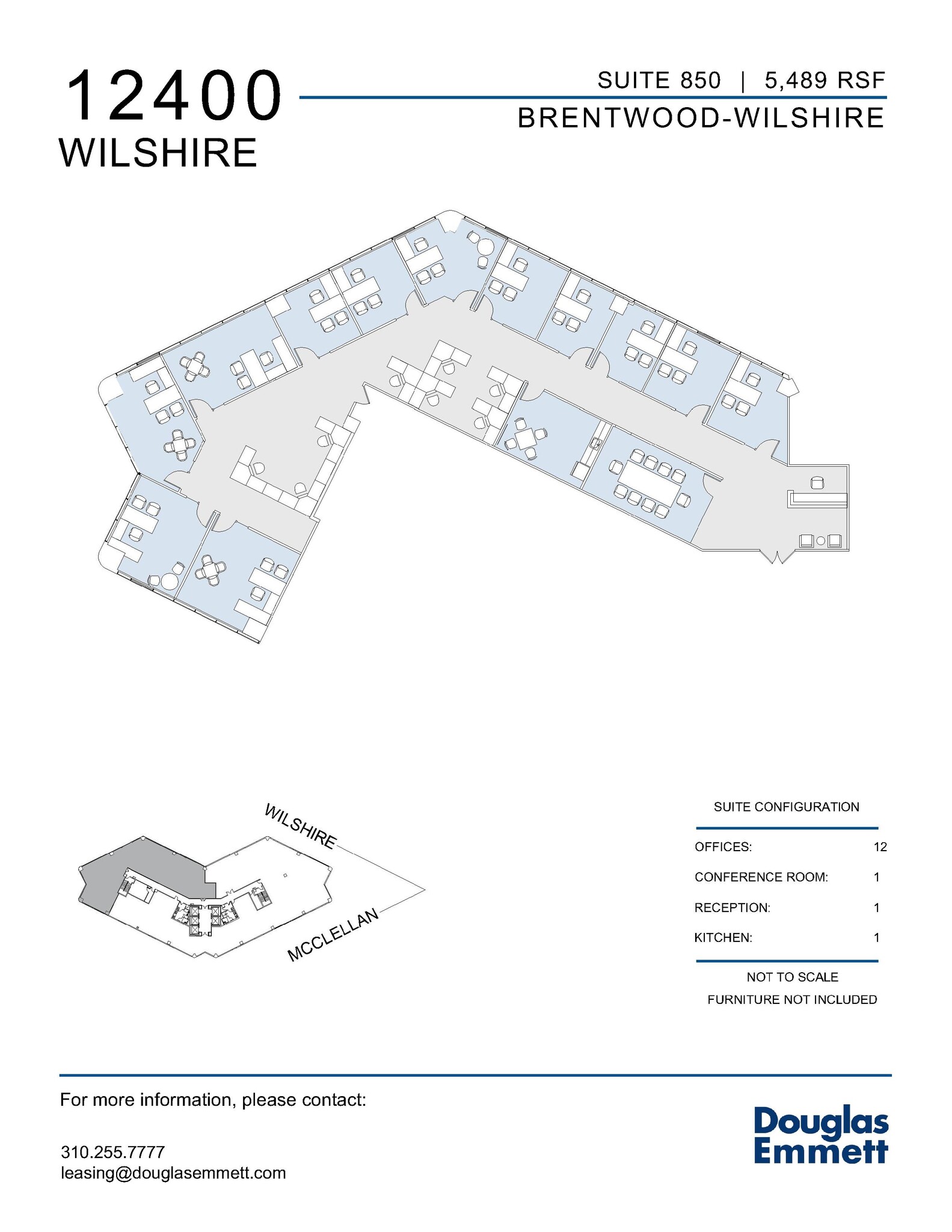 12400 Wilshire Blvd, Los Angeles, CA for lease Floor Plan- Image 1 of 1