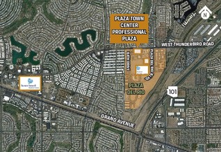 9401-9403 W Thunderbird Rd, Peoria, AZ - aerial  map view