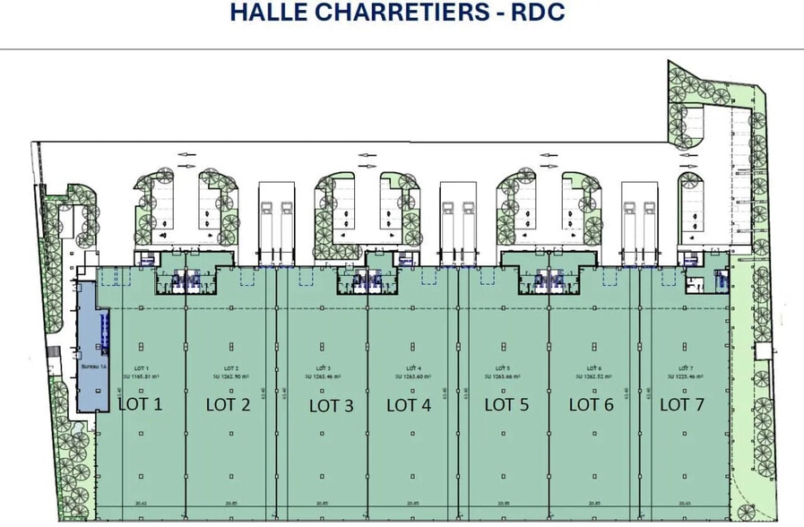 Office in Argenteuil for lease - Site Plan - Image 3 of 6