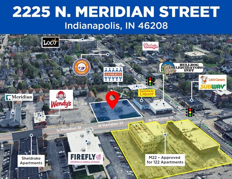 2225 Meridian, Indianapolis, IN for sale - Building Photo - Image 1 of 1