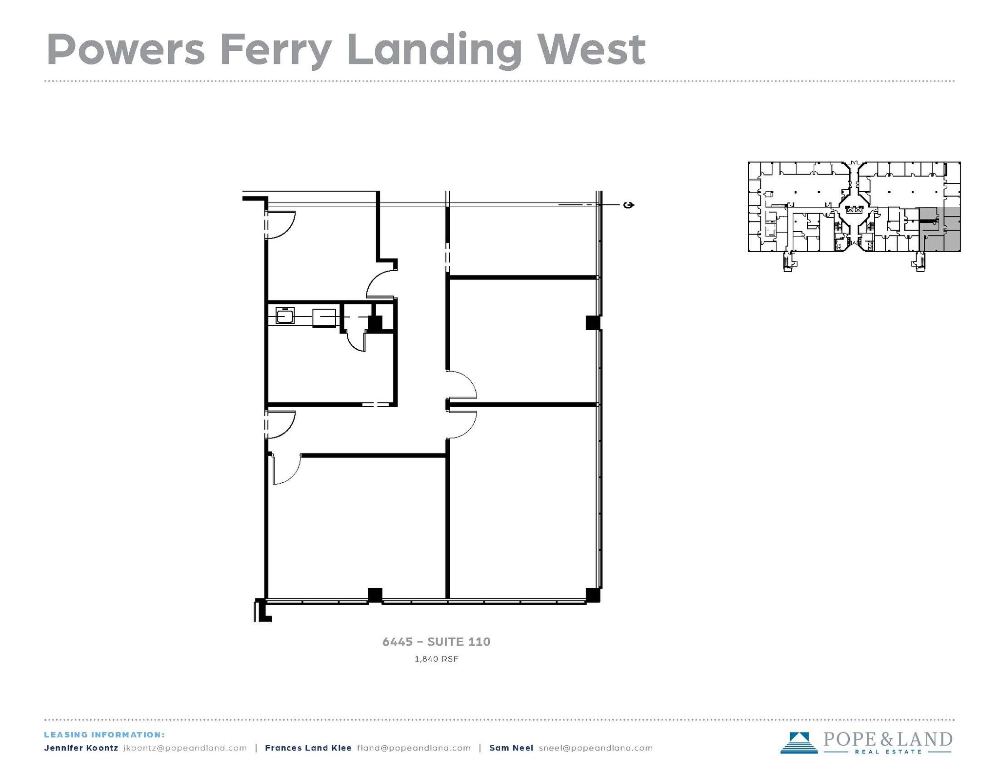 6445 Powers Ferry Rd NW, Atlanta, GA for lease Floor Plan- Image 1 of 1
