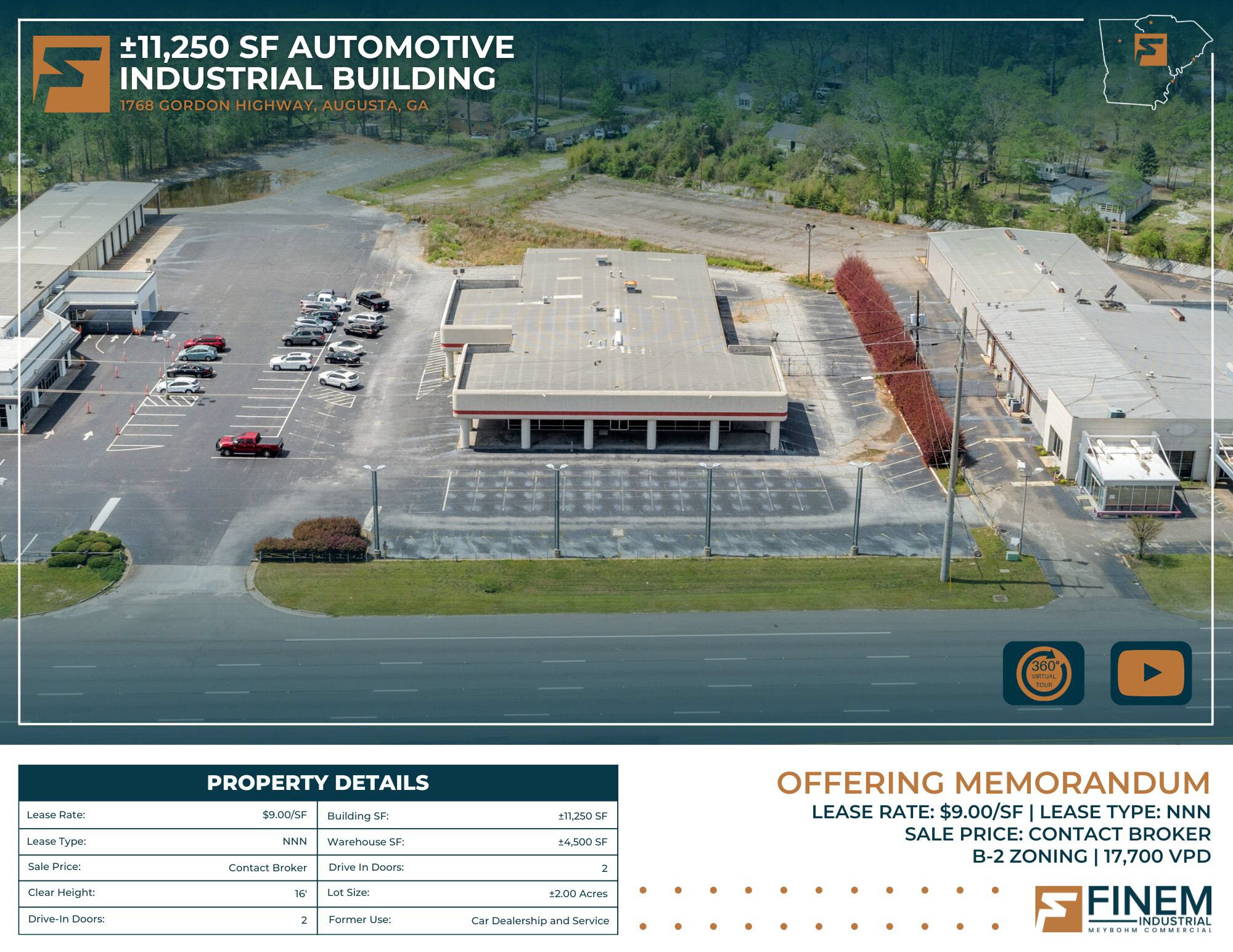 1768 Gordon Hwy, Augusta, GA for sale Building Photo- Image 1 of 1