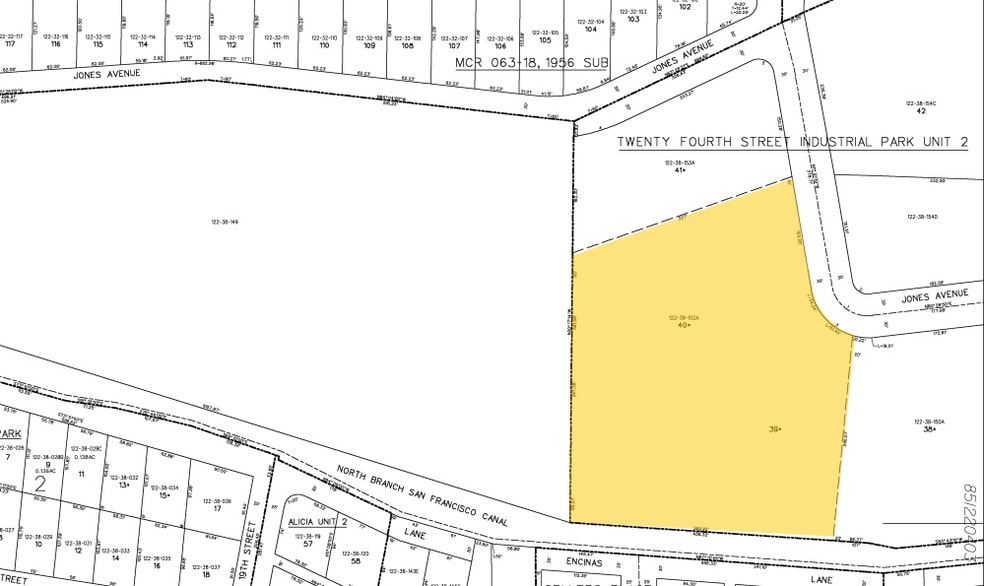 4022 S 20th St, Phoenix, AZ for lease - Plat Map - Image 2 of 5