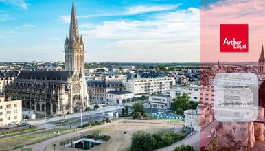 Caen - AERIAL map view