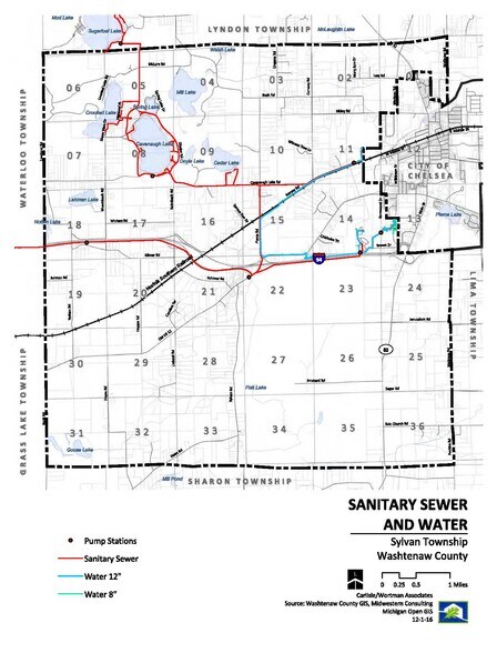 512 S Freer Rd, Chelsea, MI for sale - Plat Map - Image 3 of 3