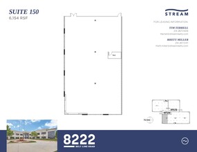 8222 N Belt Line Rd, Irving, TX for lease Floor Plan- Image 1 of 2