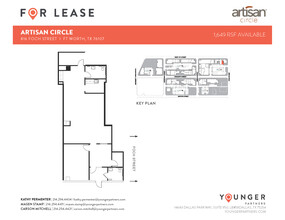 2973 W 7th St, Fort Worth, TX for lease Floor Plan- Image 1 of 6