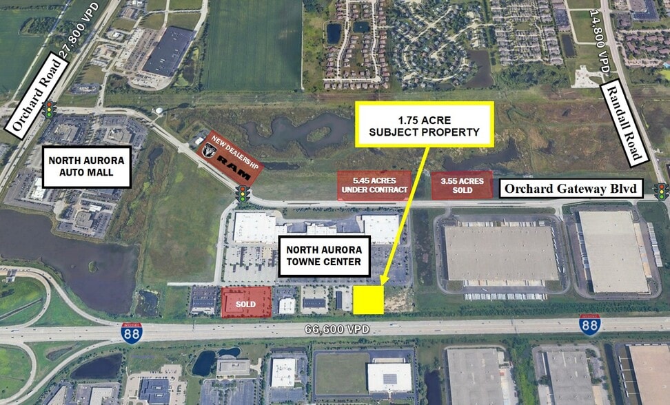 Lot 6 Towne Center Drive, North Aurora, IL for sale - Primary Photo - Image 1 of 4