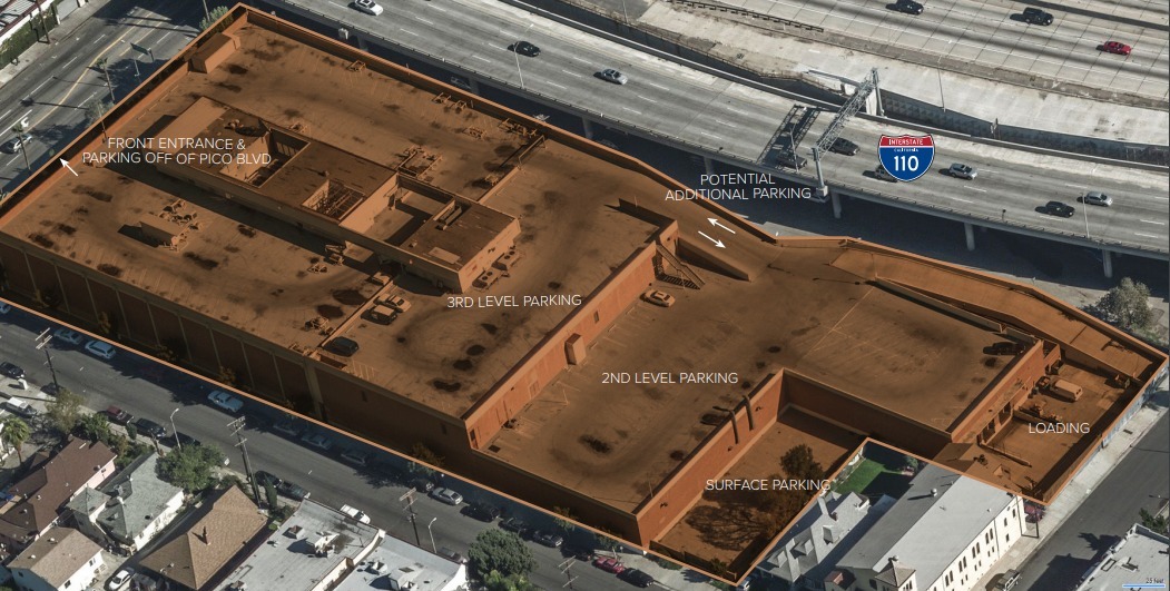 1330 W Pico Blvd, Los Angeles, CA for lease Aerial- Image 1 of 5