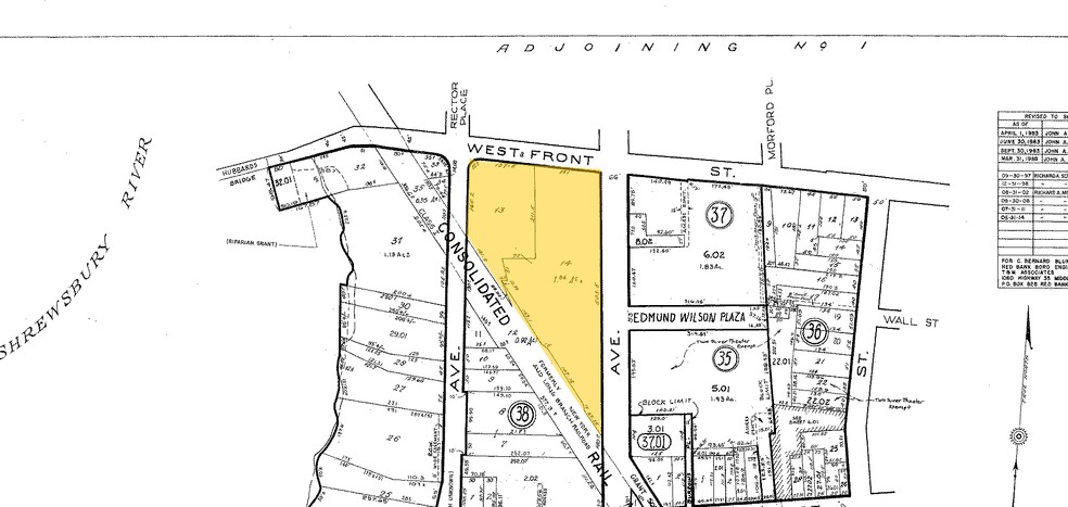 2-40 Bridge Ave, Red Bank, NJ for lease - Plat Map - Image 2 of 2