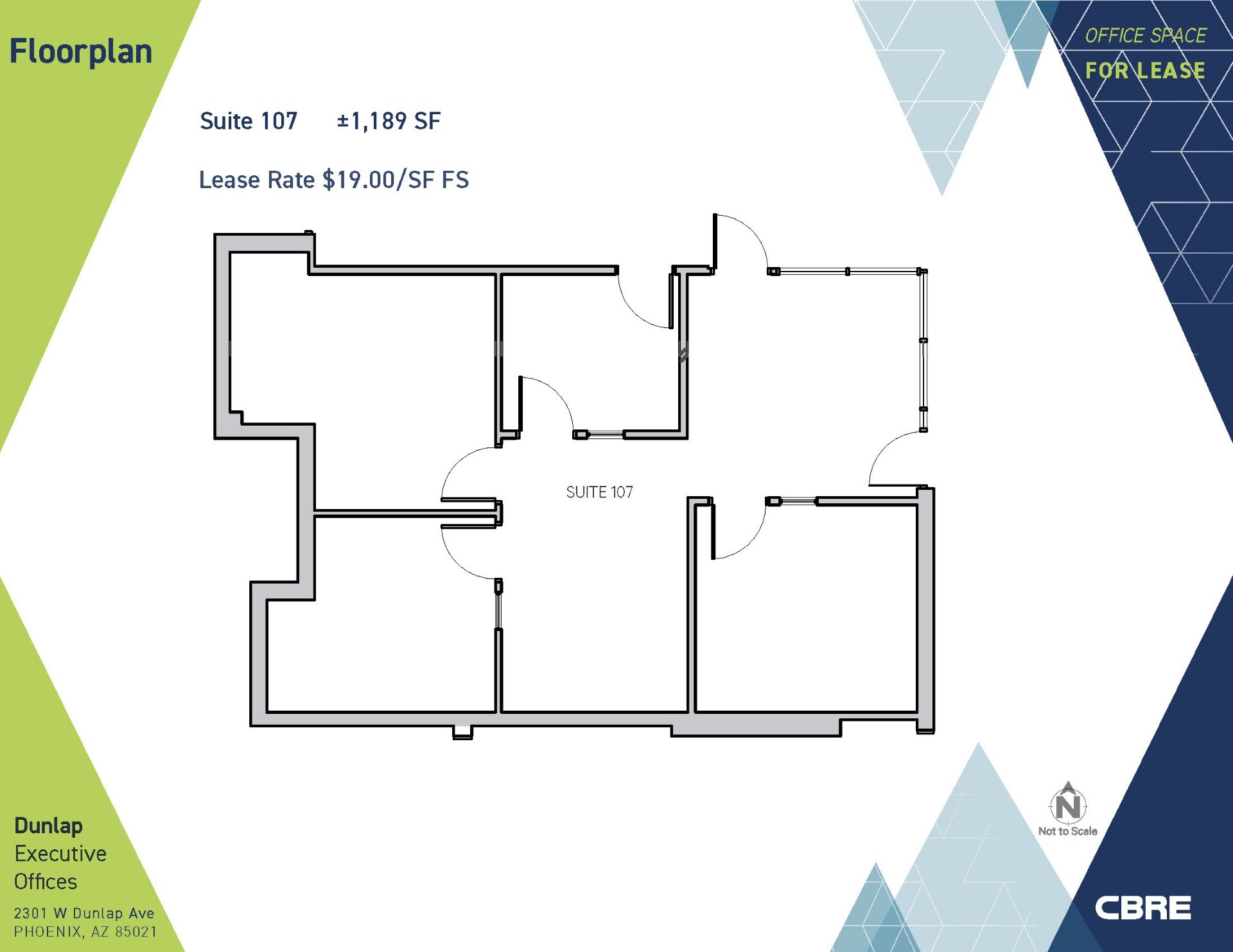 2301 W Dunlap Ave, Phoenix, AZ for lease Floor Plan- Image 1 of 1