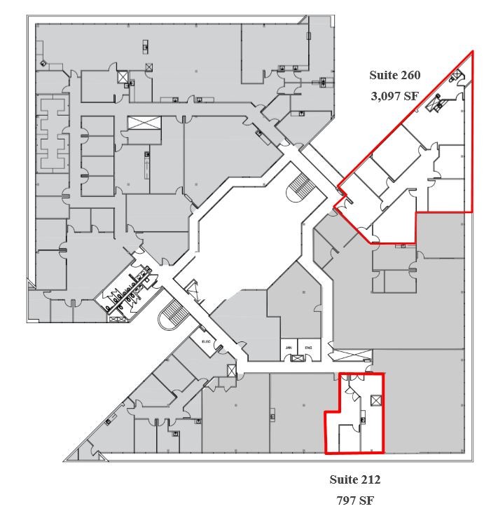 2950 S Gessner Rd, Houston, TX for lease Floor Plan- Image 1 of 3