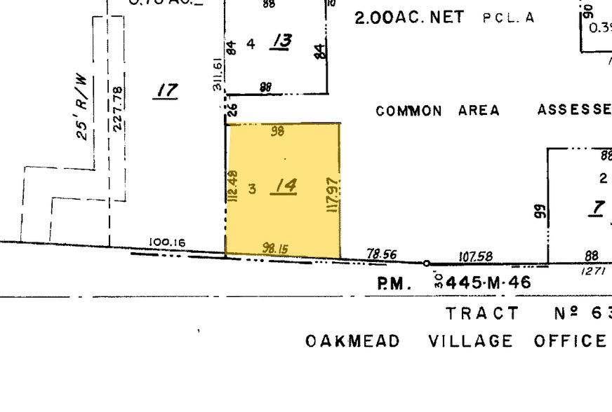 1255 Oakmead Pky, Sunnyvale, CA for lease - Plat Map - Image 2 of 6