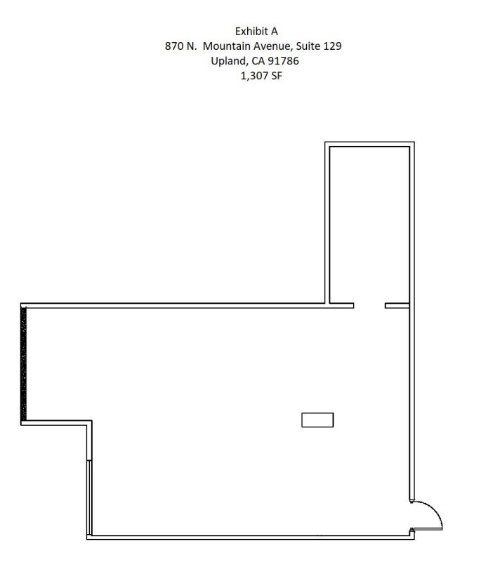 870 N Mountain Ave, Upland, CA for lease Floor Plan- Image 1 of 1