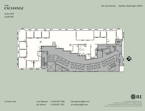821 2nd Ave, Seattle, WA for lease Floor Plan- Image 1 of 1