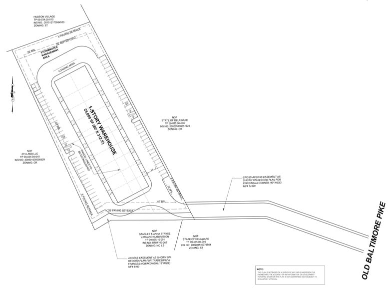 Old Baltimore Pike, Newark, DE for sale - Site Plan - Image 2 of 3