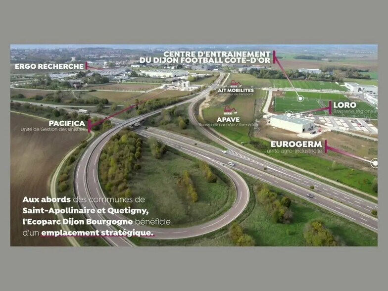 Land in Saint-Apollinaire for sale - Aerial - Image 2 of 4