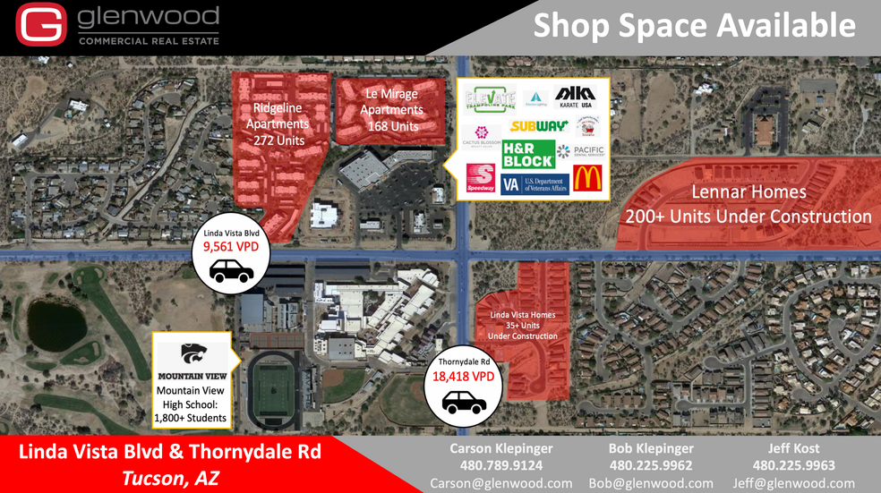 9665-9725 N Thornydale Rd, Tucson, AZ for lease - Building Photo - Image 2 of 5