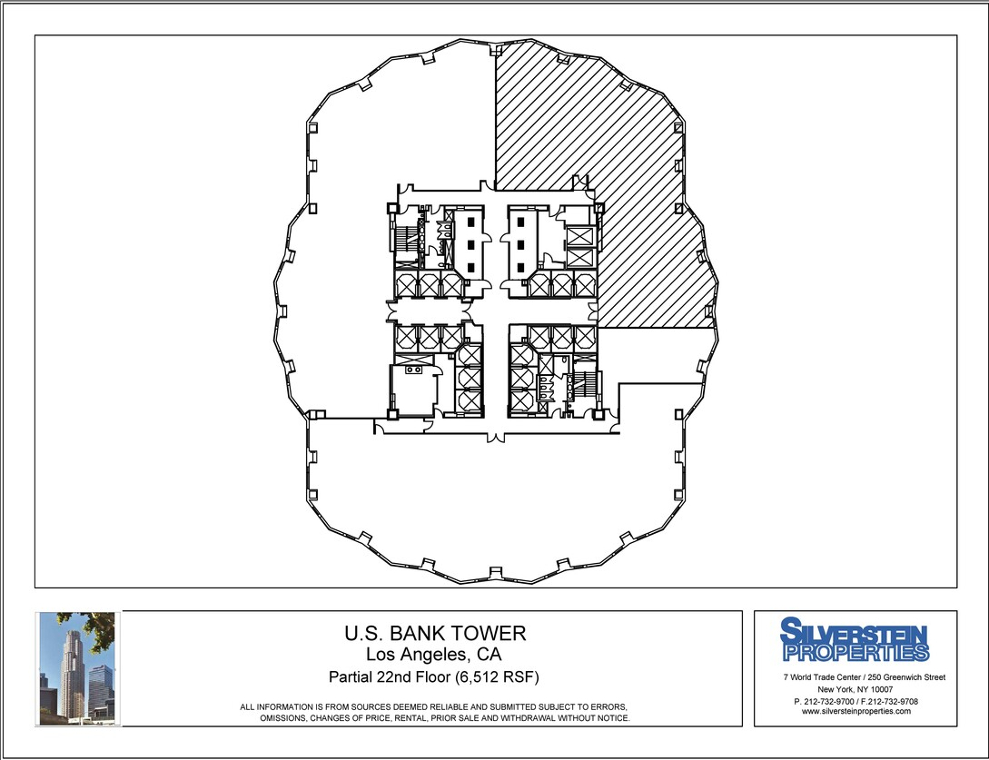 633 W 5th St, Los Angeles, CA for lease Floor Plan- Image 1 of 1