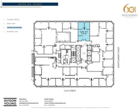 601 Montgomery St, San Francisco, CA for lease Floor Plan- Image 1 of 1